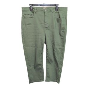 Green Ankle-Length Pants - Ladies Size 18